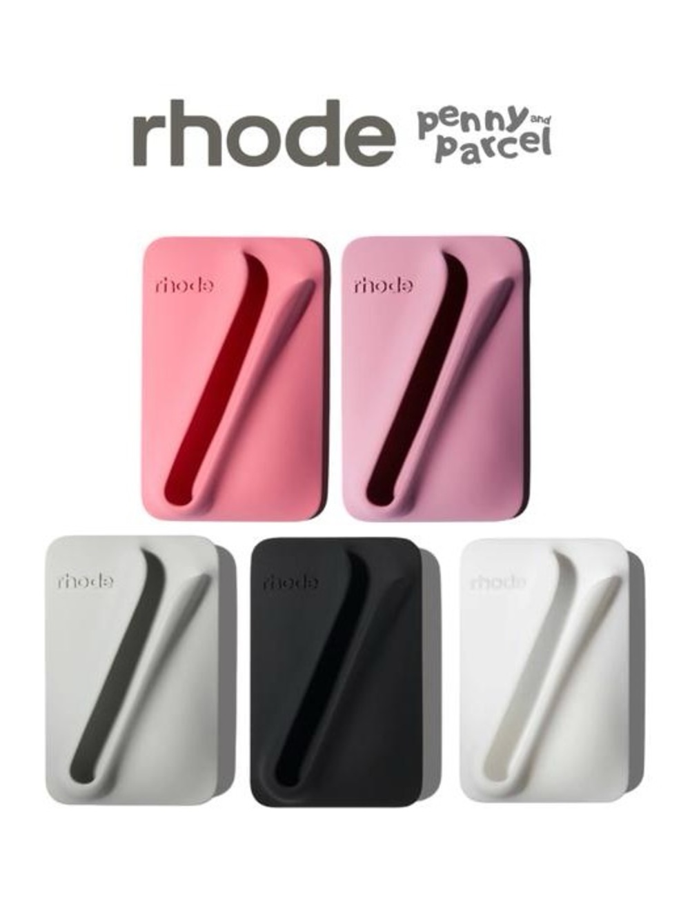 RHODE Snap-On Lip Case in Black White Mauve Berry Pink MagSafe phone Sephora